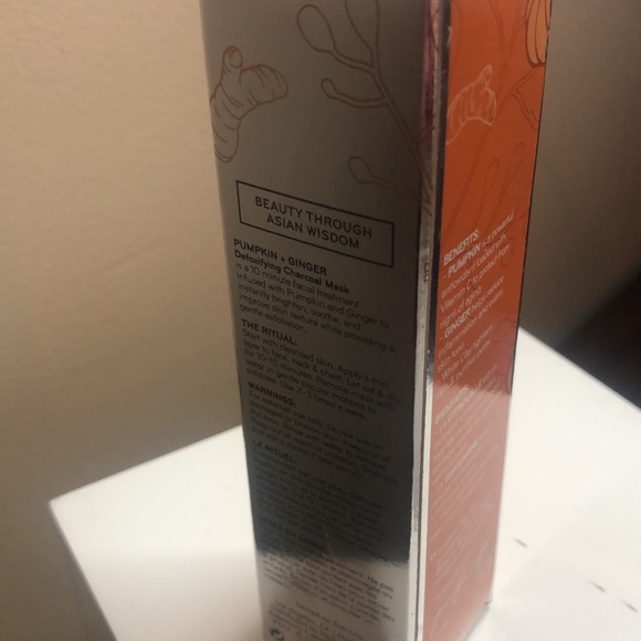 Pumpkin and ginger detoxifying charcoal mask size 2.5 purlisse - Picture 4 of 4